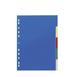 DURABLE 6730 27 INDEX WITH 5 COLOURED TABS